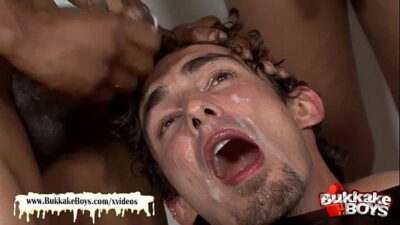 Bukkake boys cumshots compilation all gay porn video