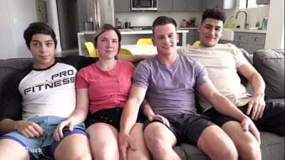 TEEN ORGY – big cock splits holes and 1st time rimming! all gay porn video