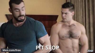 Aspen Jaxton Wheeler – Pit Stop – Str8 to Gay – Trailer preview – Men.com all gay porn video