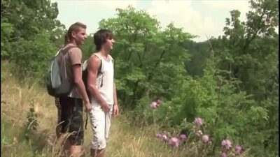 Boys threesome orgy outdoor all gay porn video