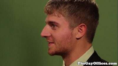 Gay office hunks creamed on by his boss all gay porn video