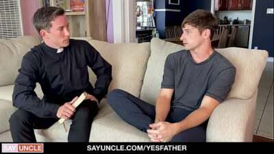 Hot priest licks and fucks y. jock bareback all gay porn video