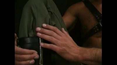 Hunk in sex swing gets rimmed and fucked all gay porn video