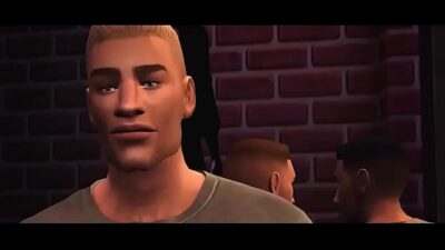 SIMS 4 – College Twink Getting Plowed by Straight Military Roommate all gay porn video