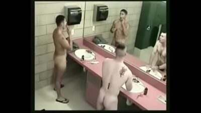 Straight Army Locker Room Spy all gay porn video