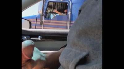 Trucker Watches me cum all gay porn video