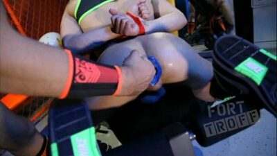Two jocks playing with ass and toys all gay porn video
