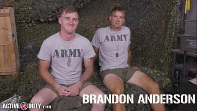 ActiveDuty – Kinky Soldier Ryan Jordan Bareback Fuck BFF all gay porn video