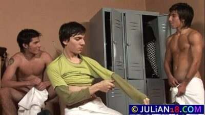 After game gay threesome all gay porn video