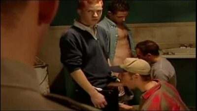 Bathroom Orgy all gay porn video