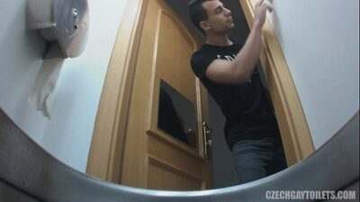 Boys secretly filmed in a public toilet all gay porn video