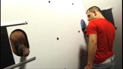 DICKS IIN ABUNDANCE AT THE GLORY HOLE all gay porn video
