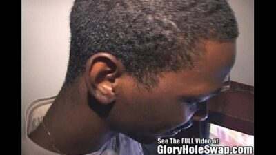 Ebony Glory Hole Bottom Boy Blowing! all gay porn video