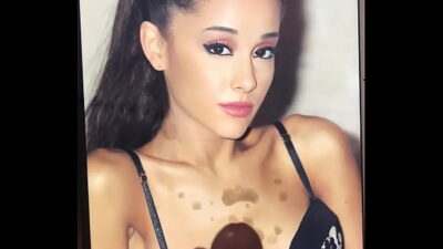 Example Cum Tribute on Ariana Grande all gay porn video