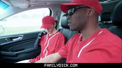 FamilyDick – Hot Black Baseball Coach Creampies A Cute Twink Boy all gay porn video