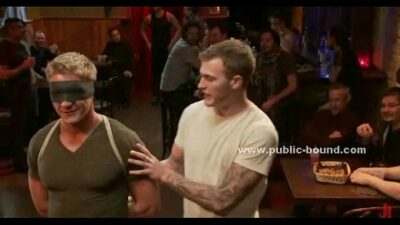 Gay hunks gathered in public bar all gay porn video