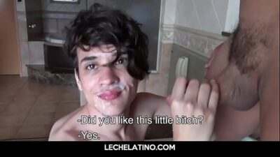 Hottest Latin boy gets facial cumshot from older stud all gay porn video