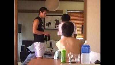 JAPANESE TREESOME all gay porn video