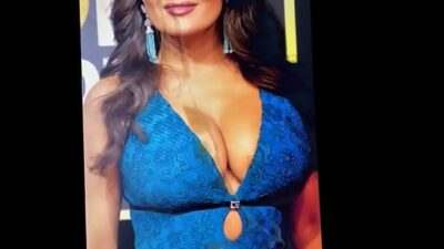 Salma Hayek cum tribute all gay porn video