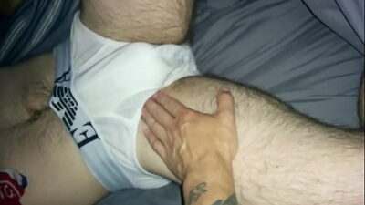 Sexy massage by tattooed man to his bi friend all gay porn video
