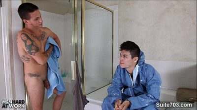 Slim gays fucking their asses all gay porn video