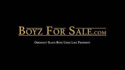 Submissive little twink destroyed with toy all gay porn video