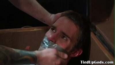 Tattooed maledom whipping suspended sub all gay porn video