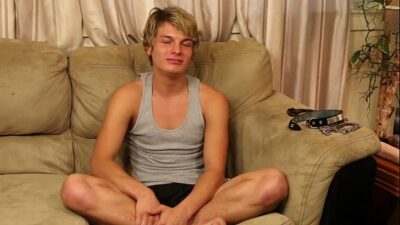 Twink Michael Takes 12 Inch Toy all gay porn video
