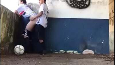Two young Soccer players fuck after their game all gay porn video