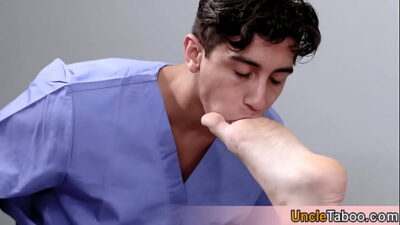 When two hot nurses gives you a massage all gay porn video