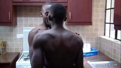 Black Africans Lamont and Dubaku Bareback all gay porn video