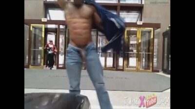 black dude public wank lobby all gay porn video