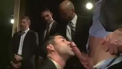Bukkake group sex all gay porn video