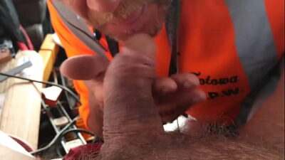 construction worker in his truck all gay porn video