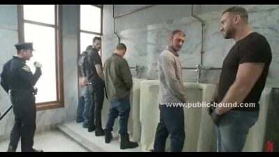 Cop gets in gay restroom extreme sex all gay porn video