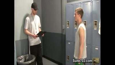 Gay jocks Brent and Conner suck their cocks in locker room only on  Suite703 all gay porn video