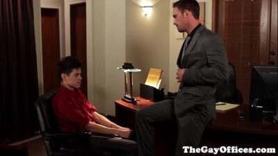Gaysex office hunks sucks and fucked all gay porn video