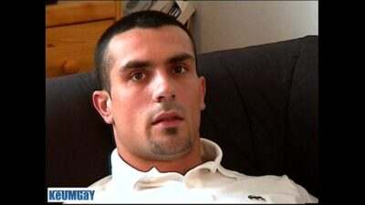 greg, a very huge cock guy get wanked is enormous cock in spite of him ! all gay porn video