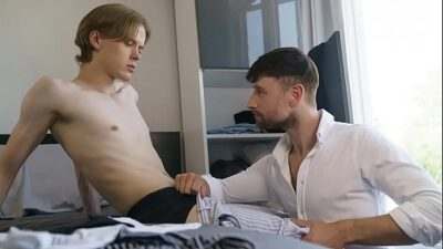 Hot step Daddy Drew Dixon Reminds His That He Has To Complete All Of His Chores Before Being Able To Leave all gay porn video
