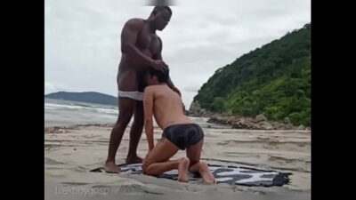 interracial sex in the beach complete in Premium red all gay porn video