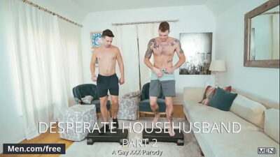 Men.com – (Casey Jacks, Cliff Jensen) – Desperate Househusband Part 2 A Gay Xxx Parody – Str8 to Gay – Trailer preview all gay porn video