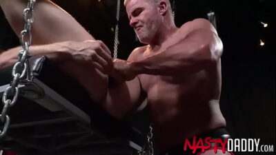 NASTYDADDY Dale Savage Fists Hairy Submissive Brian Bonds all gay porn video
