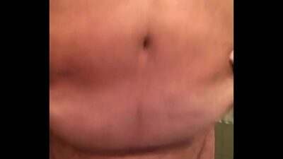 Shaking fat tits, big belly, huge FUPA and tiny penis all gay porn video