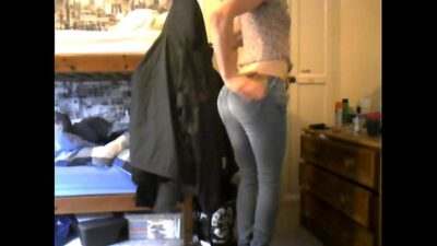 Teen crossdresser in tight jeans all gay porn video
