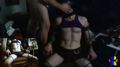 Tied to a Chair (Facefucked & Anal) all gay porn video