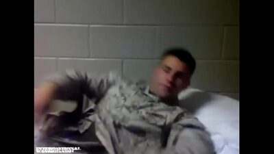 Tricked marine gets dominated all gay porn video
