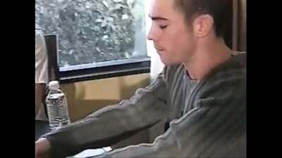 Young studs getting naughty with their cocks and holes after game all gay porn video