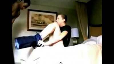 Young white guy loses his virginity and takes BBC hard all gay porn video
