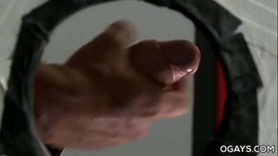 Gay gloryhole fuck all gay porn video