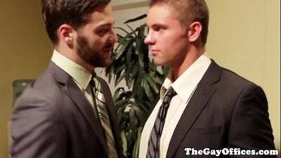 Gaysex office hunks hardcore fuckfest all gay porn video